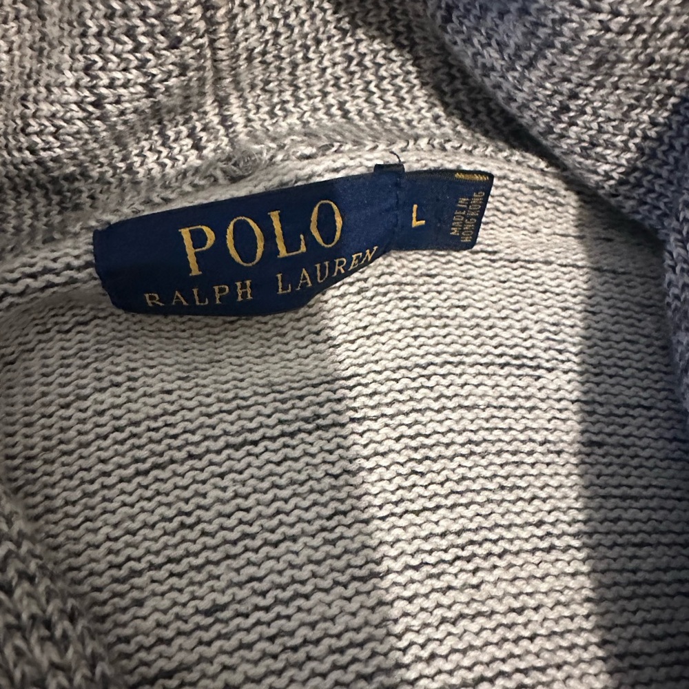 Ralph Lauren polo cardigan sweater - Picture 5 of 6